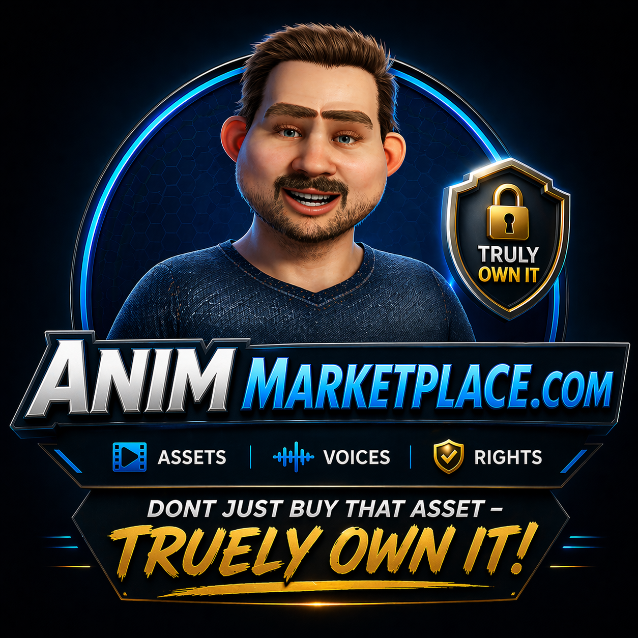 AnimMarketplace.com banner logo